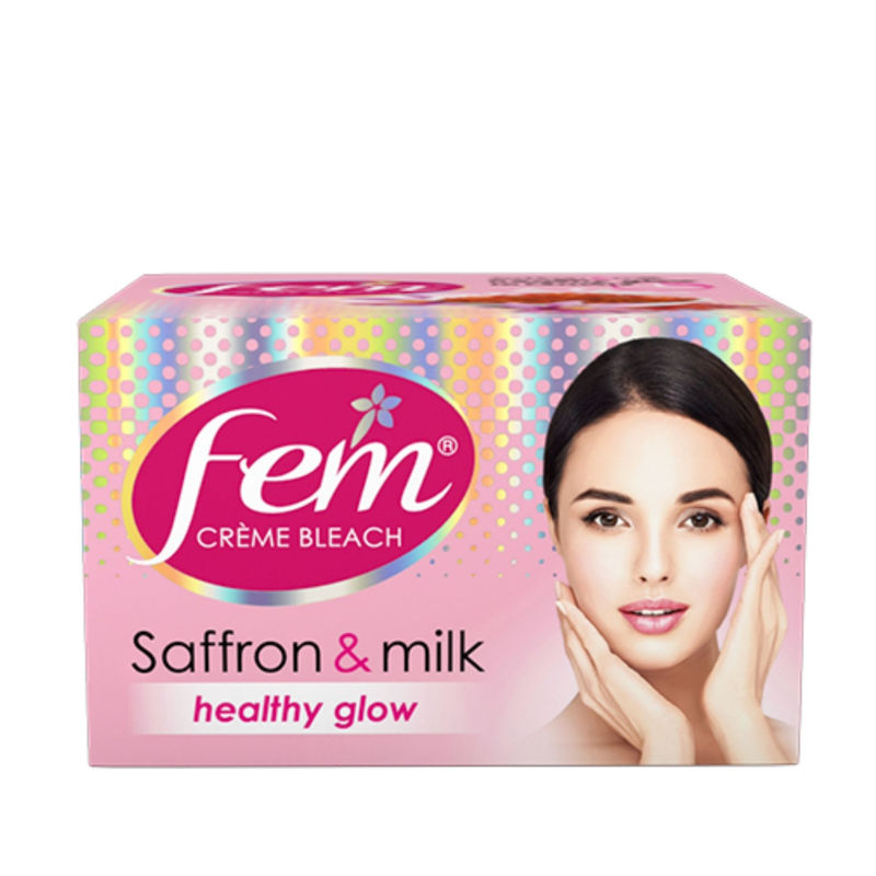 Fem Saffron & Milk Healthy Glow Creme Bleach