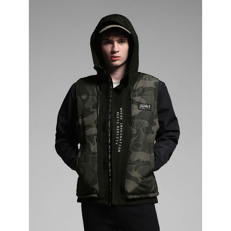 Jack & Jones Green Regular Fit Jacket (S)