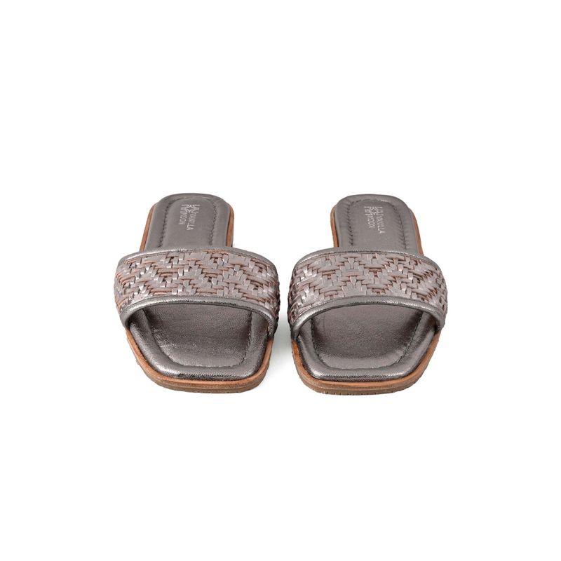 Vanilla Moon Women Glenda Metallic Slip On Open Toe (EURO 37)