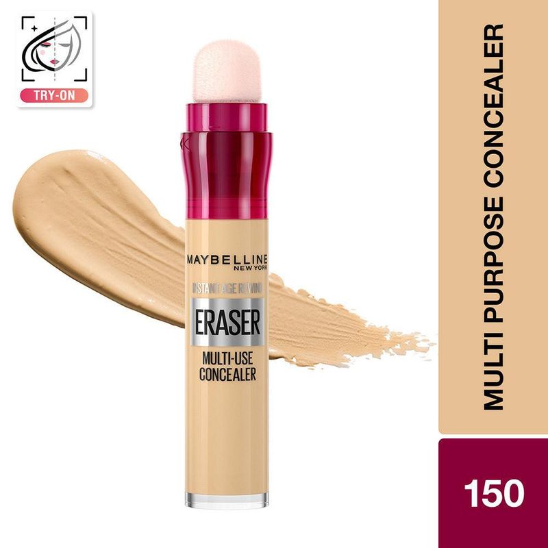 Maybelline New York Instant Age Rewind Eraser Concealer-Conceal, Contour, Highlight- 150 Neutralizer