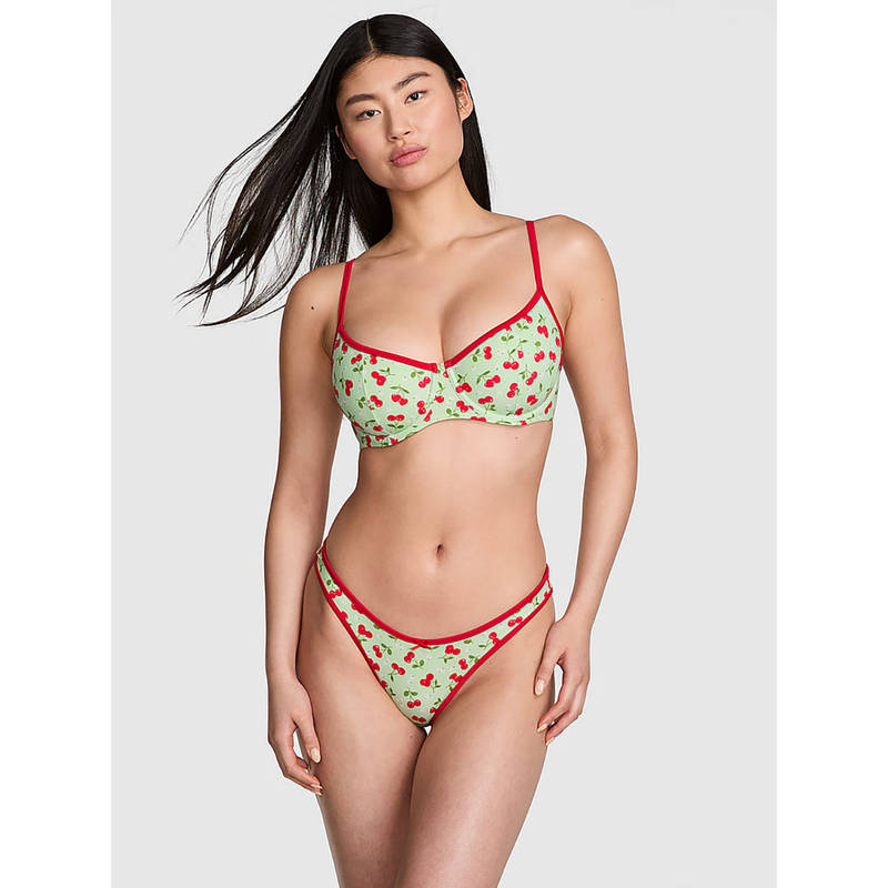 Victoria's Secret Women Yellow Polyamide Bikini Top (L)