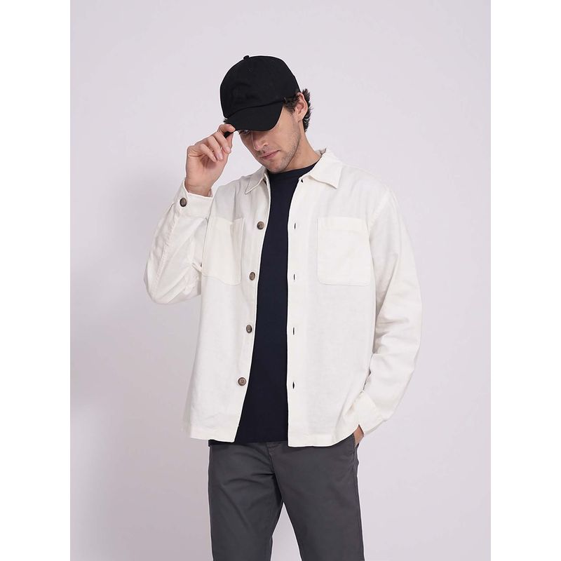 Selected White Organic Cotton Shirt (XS)