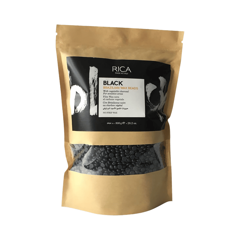 Rica Cosmetics Black Brazilian Hard Wax Beads