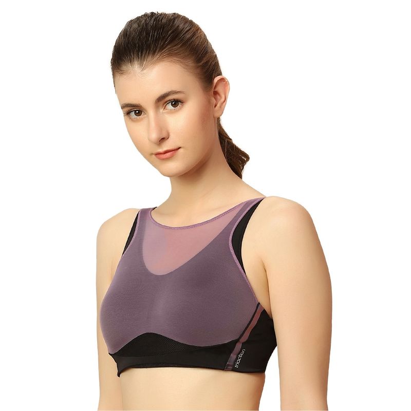Triumph Triaction Pure Lite Non-Wired Lightly Padded Full Coverage Sports Bra - Black (36E)
