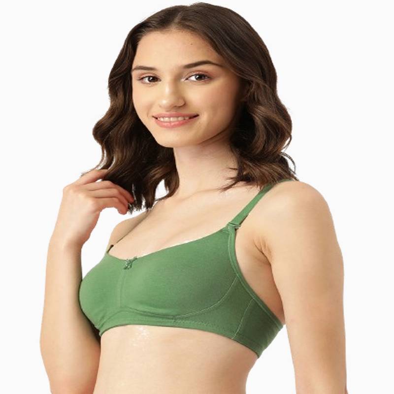 Leading Lady Non Padded T-Shirt Bra Green (34C)
