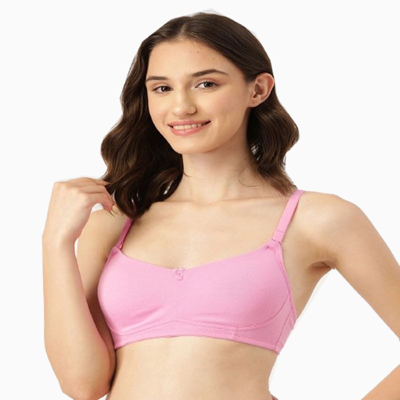 Leading Lady Non Padded T-Shirt Bra Pink (38B)