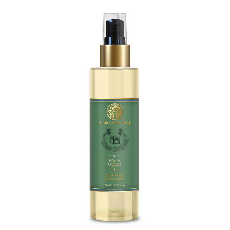 Forest Essentials Hydrating Facial Cleanser With Sandalwood & Orange Peel - Ayurvedic Face Wash