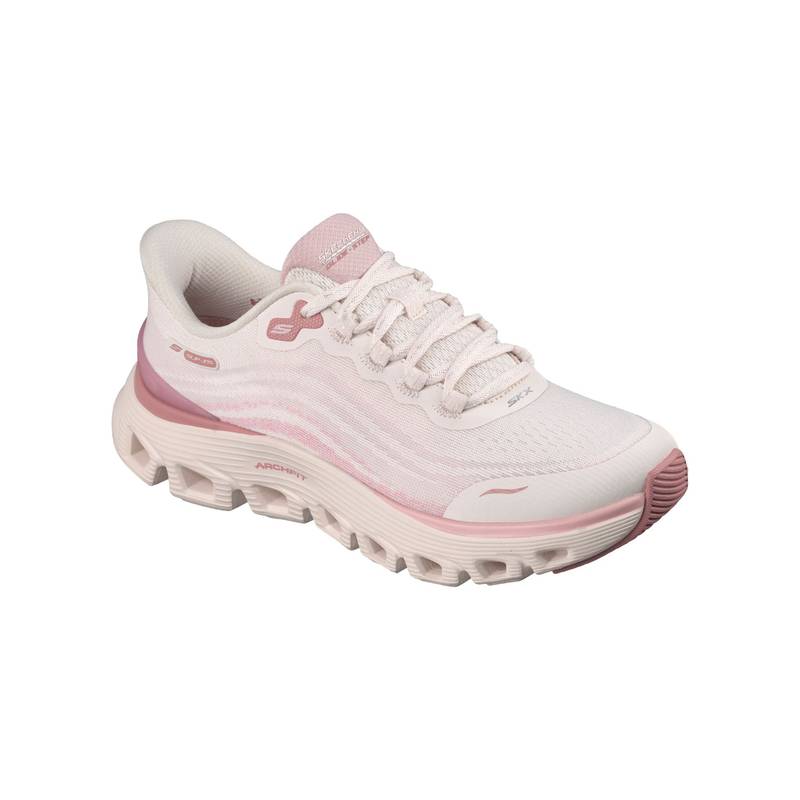 SKECHERS White Arch Fit Glide Step Wave Sneakers (US 9)