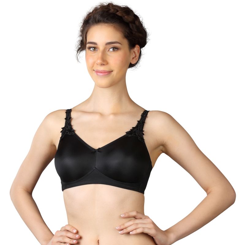 Triumph Minimizer 21 Wireless Non Padded Comfortable High Support Big-Cup Bra - Black (36D)