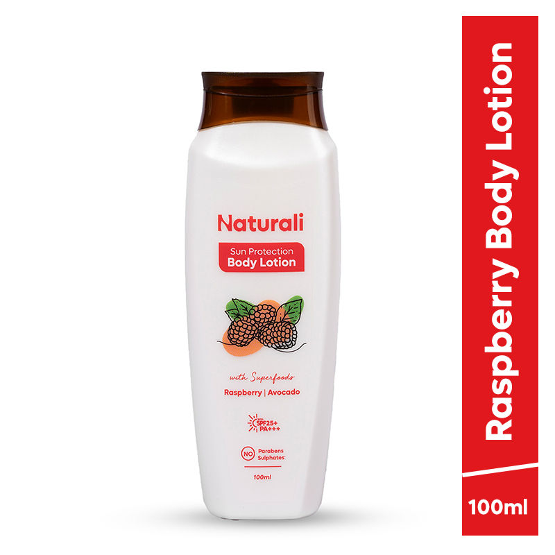 Naturali Sun Protection Sunscreen Body Lotion Avocado & Raspberry