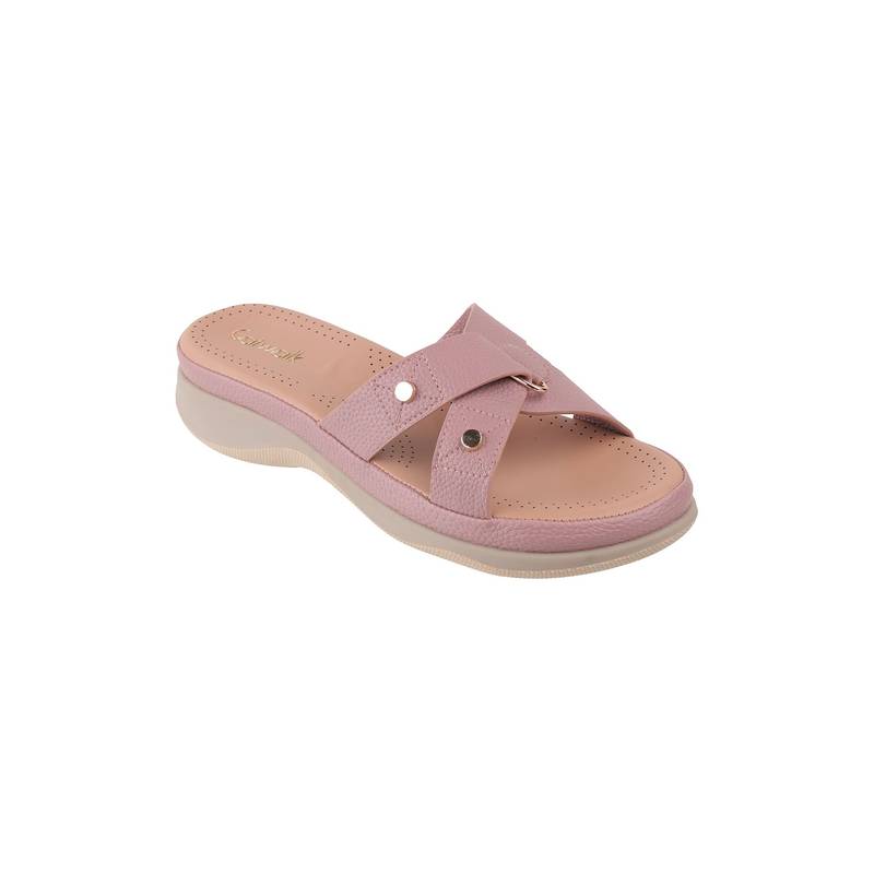 Catwalk Court Pink Polyurethane Sandals (UK 6)