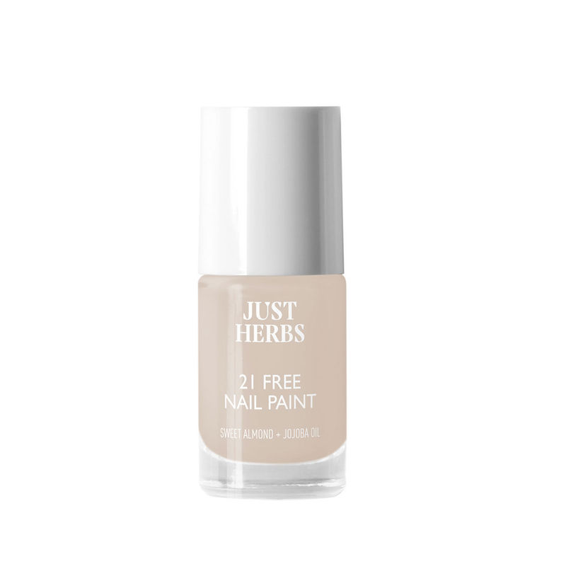Just Herbs 21 Chemical Free Formula Nail Polish - Ivory Luster
