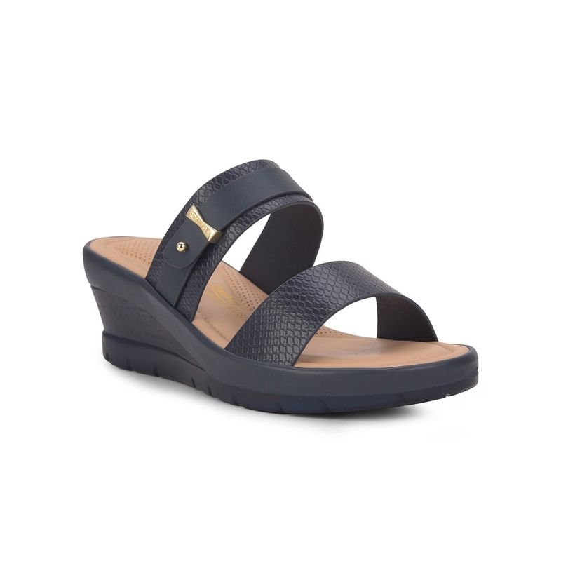 Bata Women Navy Blue Sandals (UK 4)