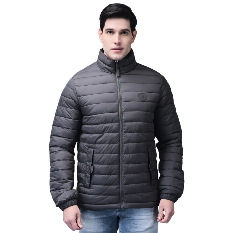 WOODLAND Men Grey Puffer Jacket (M)