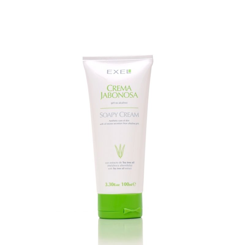 EXEL Soapy Cream - Face Wash (Anti-Acne Program) With Stabilized Tea Tree Oil