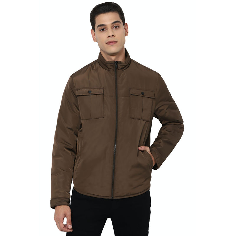 Allen Solly Maroon Jacket (XL)