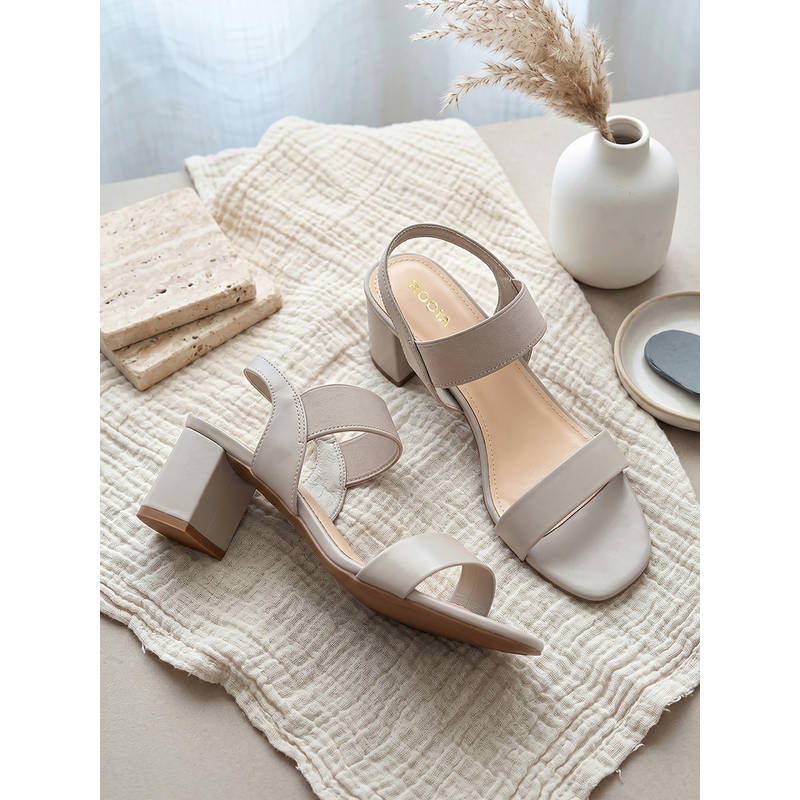 ROCIA By Regal Grey Women Block Heels (EURO 35)
