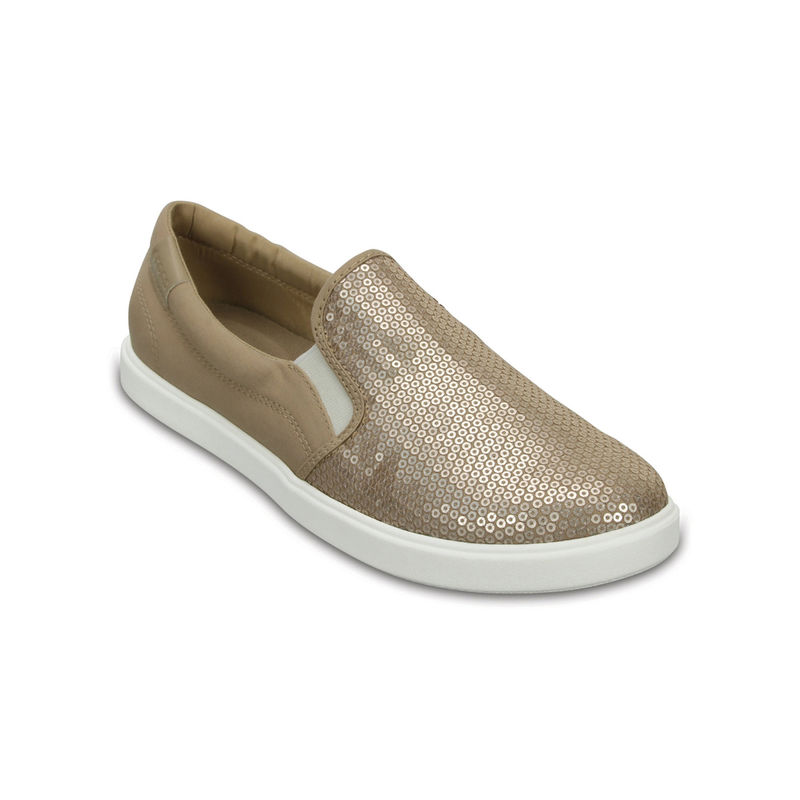 womens crocs rose gold