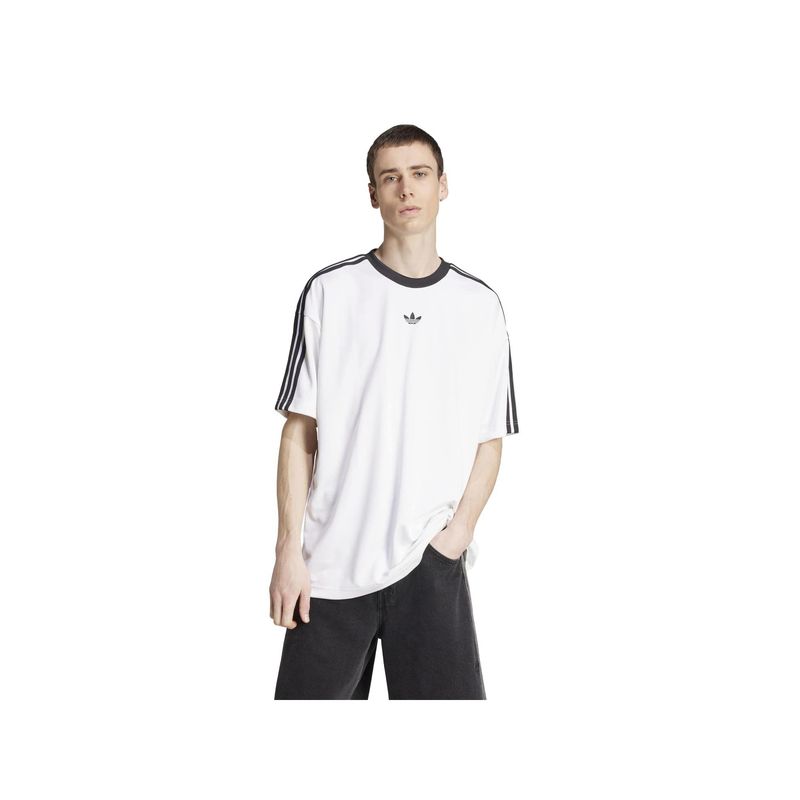 adidas Originals JACQUARD JERSEY White Men T-Shirts (M)