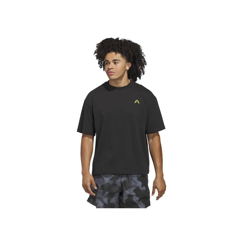 adidas Originals ANTED GFX TEE Black Basketball Men T-Shirts (S)