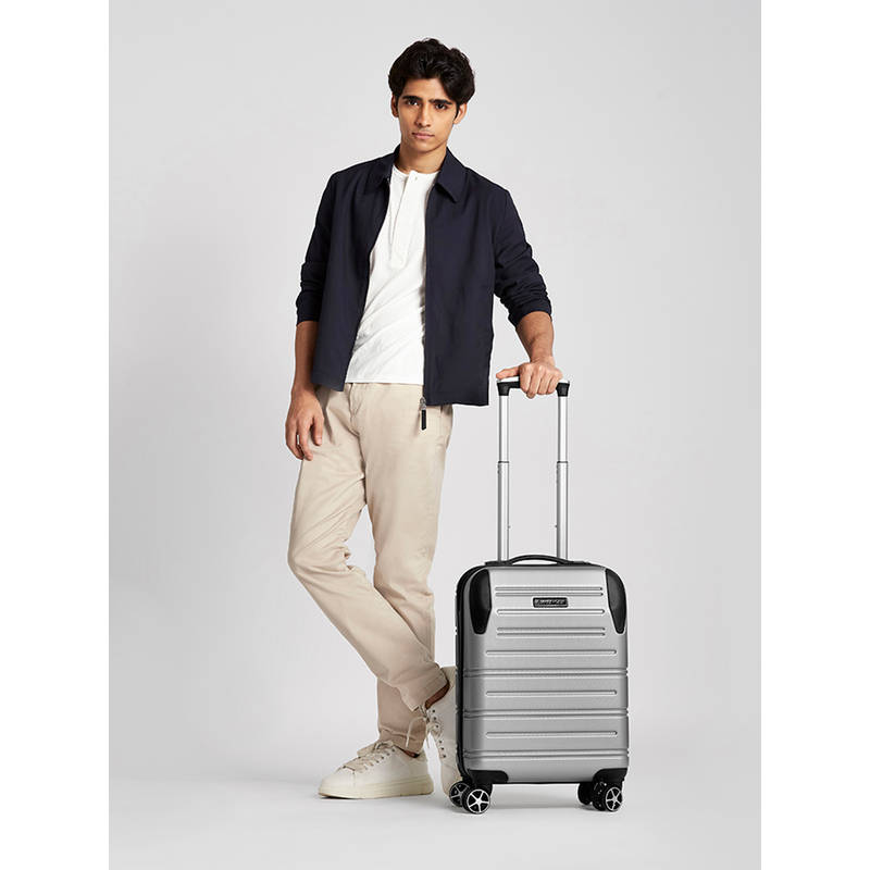 Wenger Static Pro Carry-On Hard Side Case, Luggage Bag, Grey (Small)