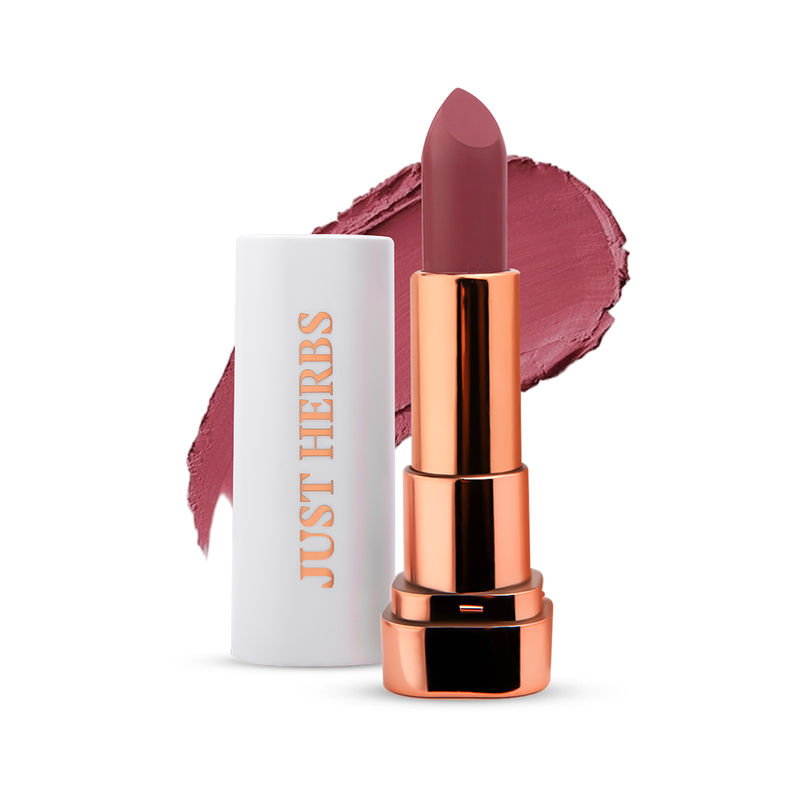 Just Herbs Long Stay Relaxed Matte Lipstick - Dirty Rose