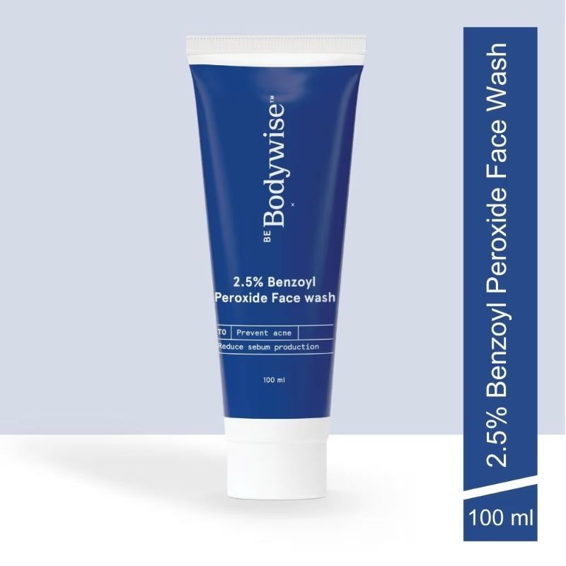 Be Bodywise 2.5% Benzoyl Peroxide Face Wash - For Preventing Acne ...