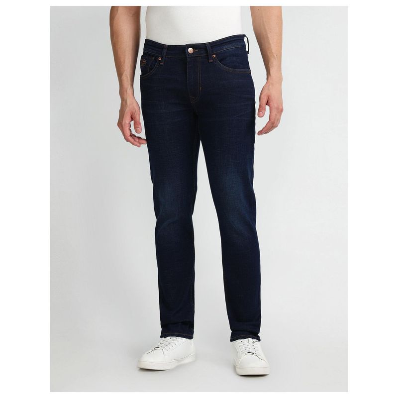 U.S. Polo Assn. Denim Co. Brandon Slim Straight Blue Jeans (34)