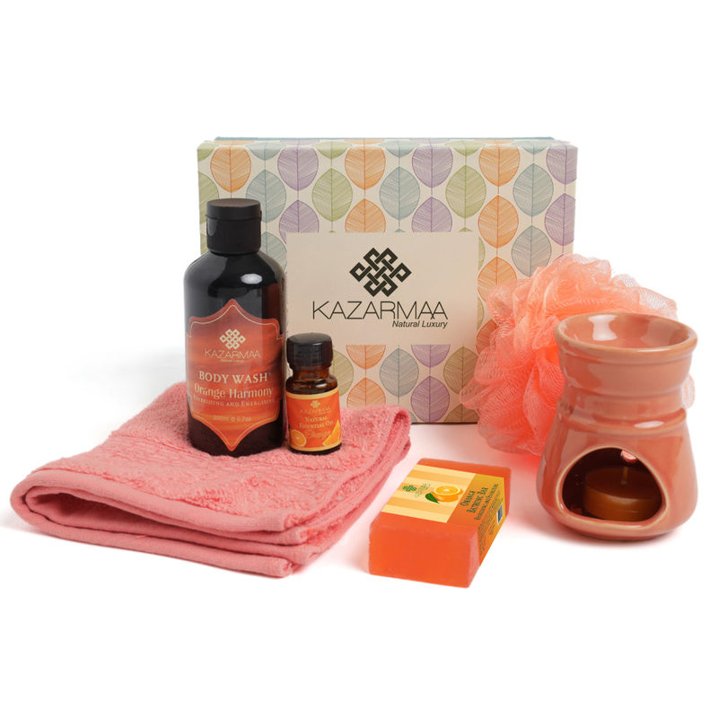 Kazarmaa Luxury Orange Bath & Spa Gift Box Buy Kazarmaa Luxury Orange