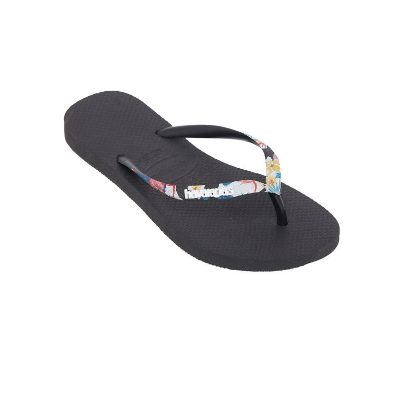 Black thin online strap havaianas