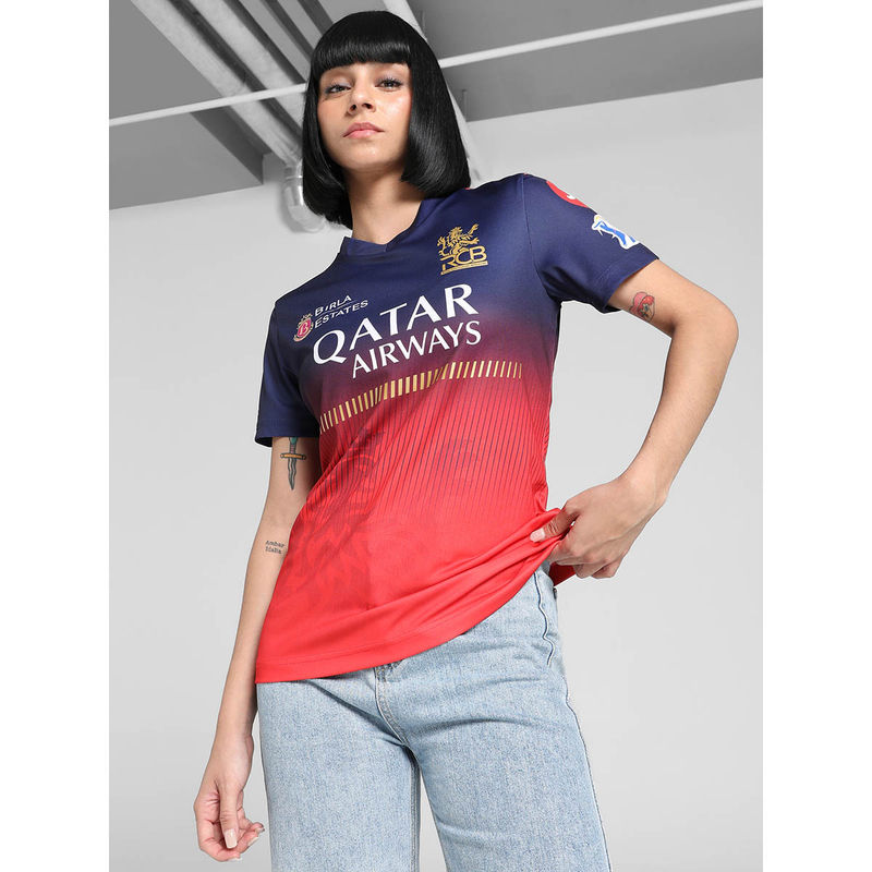 Puma X RCB 2025 Women Replica Blue Jersey (2XL)