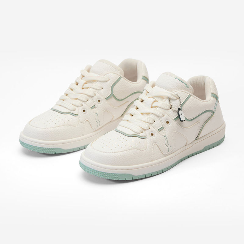 The Souled Store Urban Blaze : Arctic Mint Men Beige Low Top Sneakers (UK 10)