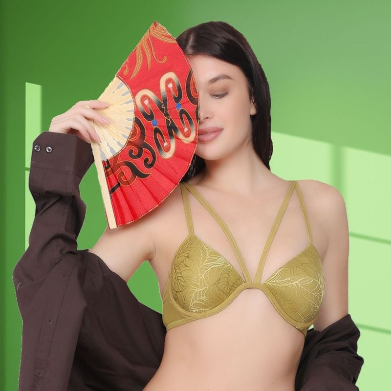 Curwish Lacy Wonder Push-Up Bra (30C)