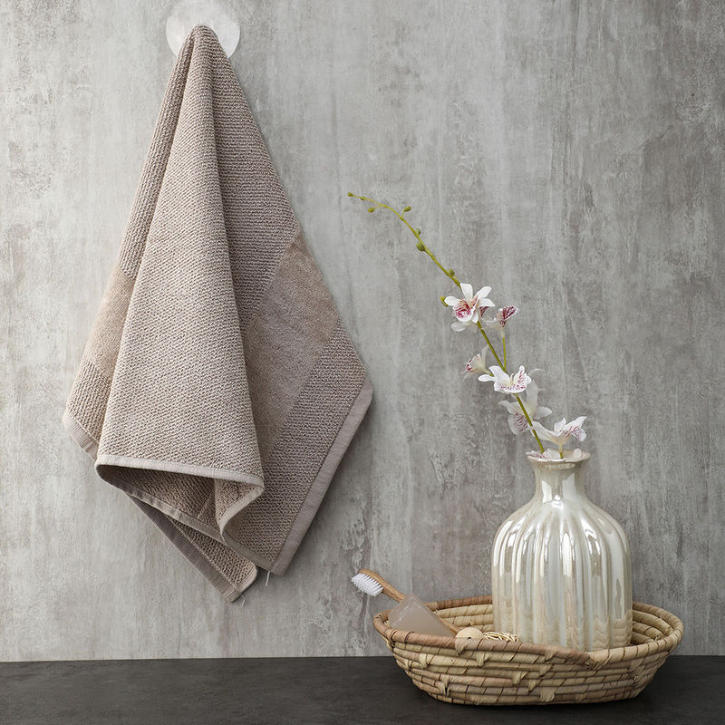 Buy Pure Home + Living Set Of 4 Linen Hand Towels Online