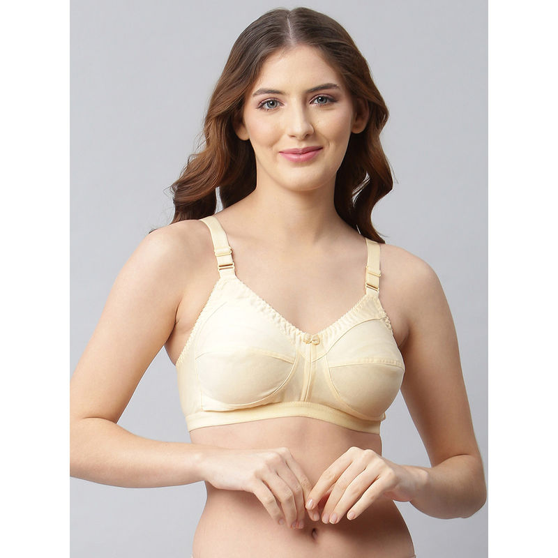 Cukoo Pure Cotton Non Padded Everyday Bra Beige (36B)