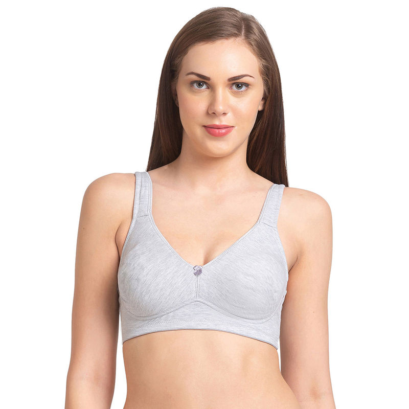 Juliet Women Cotton Non-Padded Minimizer Bra Rose Grey (36C)