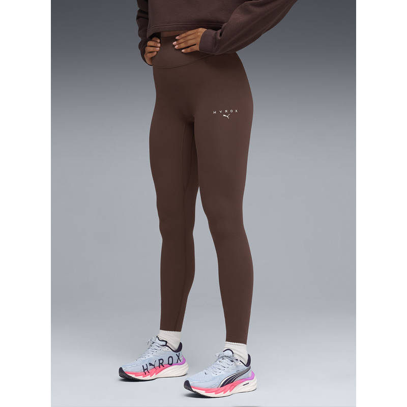 Puma Women Brown HYROX SHAPELUXE 7/8 Training Tights (M)