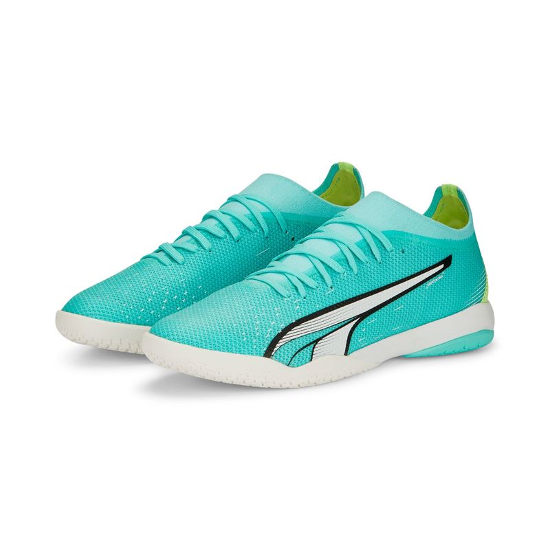 Puma indoor soccer shoes online green