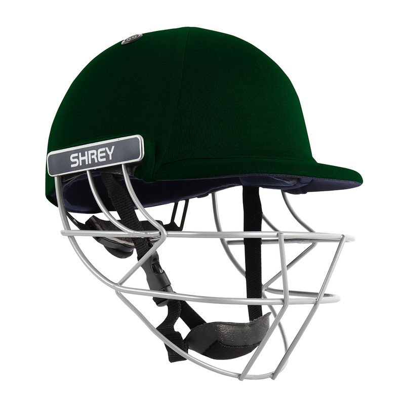 Shrey Classic Steel-Green Cricket Helmet (XS)