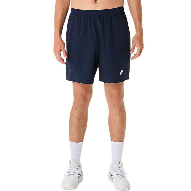 ASICS Men Navy Blue Court 9In Tennis Shorts (XL)