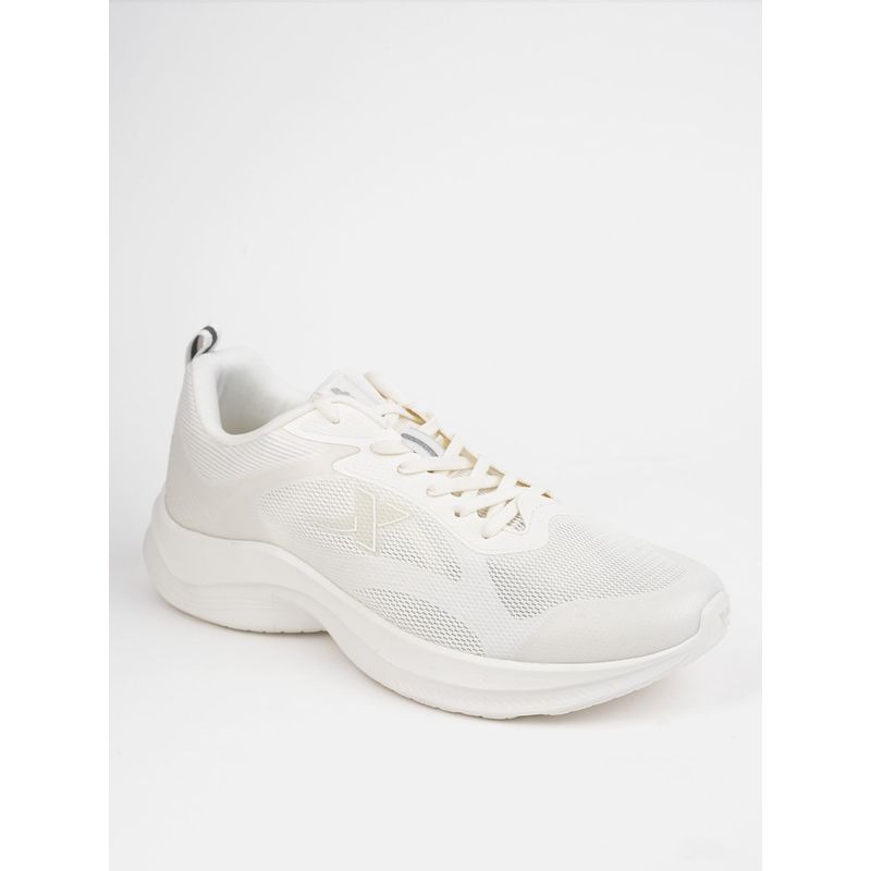 Xtep Mass Life Series Textile Upper Ip Outsole Running Shoes for Men, Canvas White (EU 40)