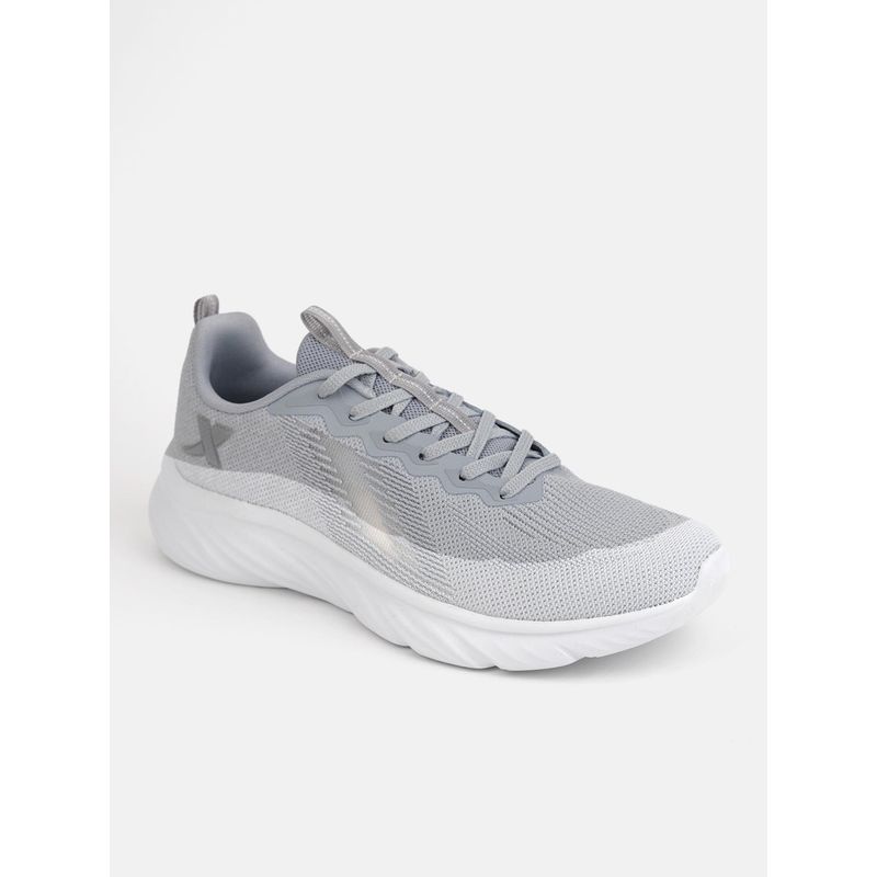 Xtep Comfort Run Series Textile Upper Lightweight Running Shoes for Men, Eco Grey (EU 43)