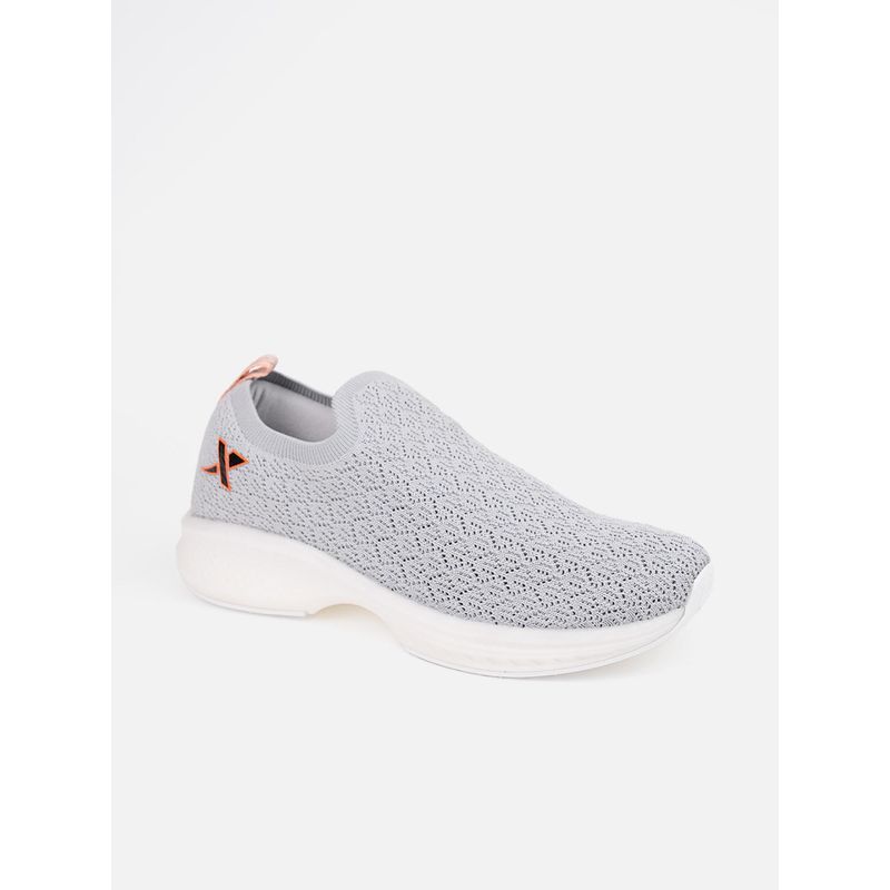 Xtep Comfort Run Series Mesh Upper with Airgel Insole Running Shoes for Women, Lt. Grey (EU 35)