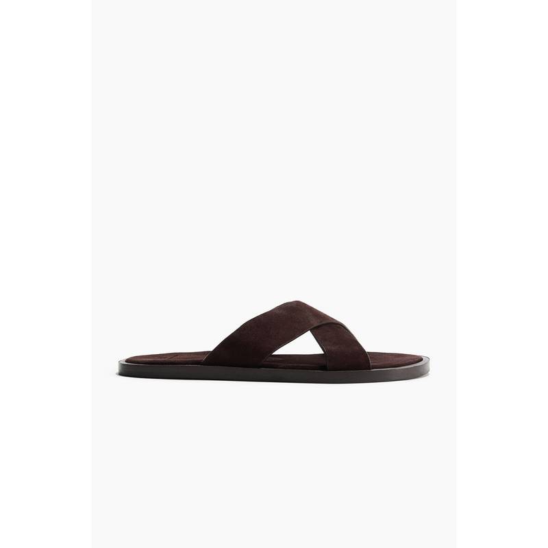 H&M Men Brown Sliders (9)