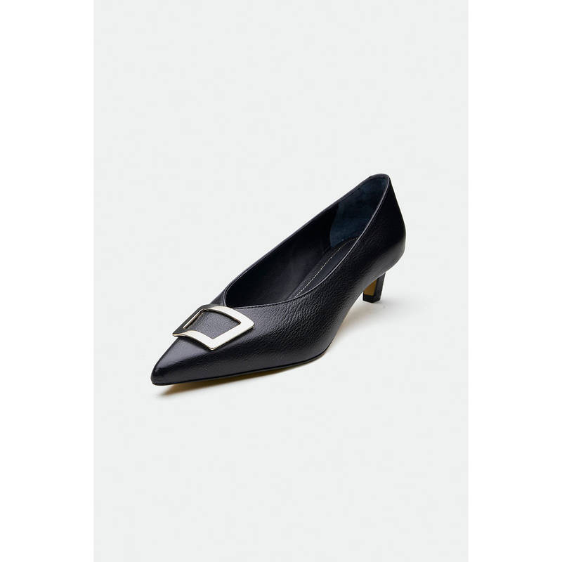 Oroh Black Slough Kitten Heels (EURO 36)