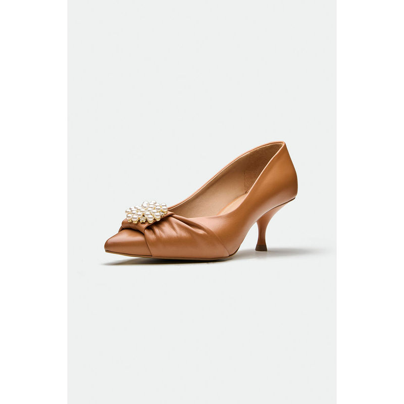 Oroh Tan Huddersfield Kitten Heels (EURO 35)