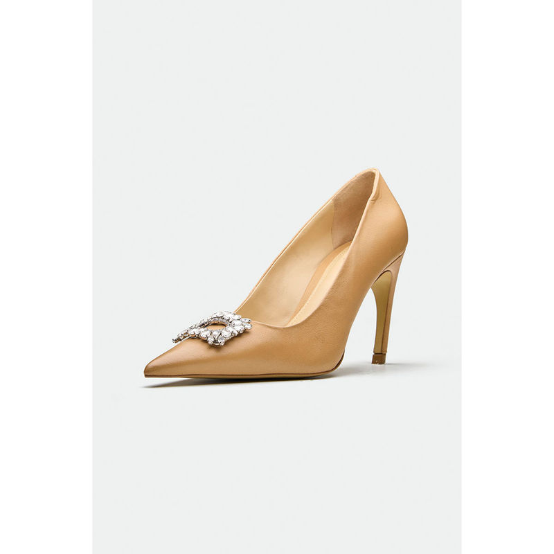 Oroh Tan Aero Diamond Stiletto Heels (EURO 36)