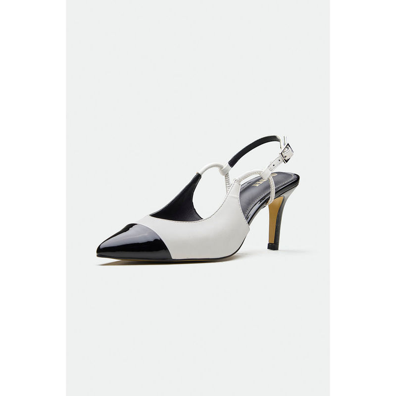 Oroh White Peterborough Stiletto Heels (EURO 36)