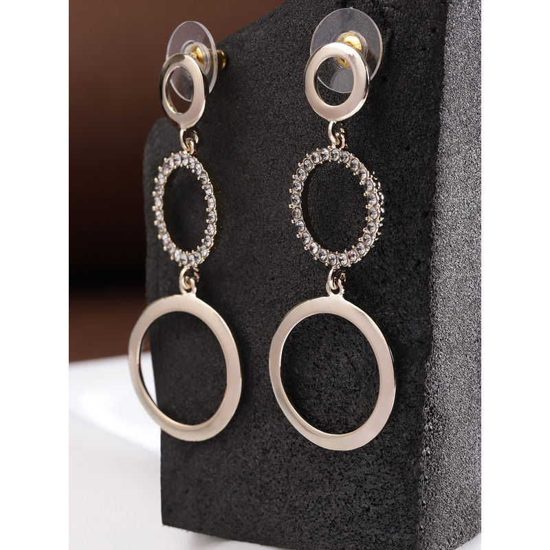 Galaxy Drop Earrings - Gold main image 1