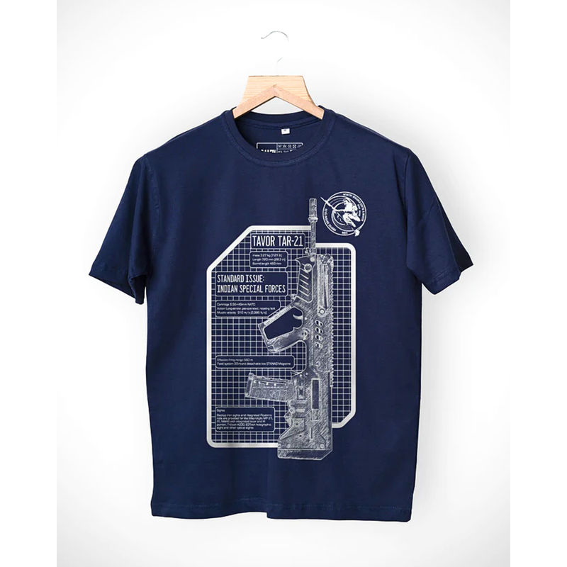 A47 Tavor Tar-21 Navy Infantry T-Shirt (S)
